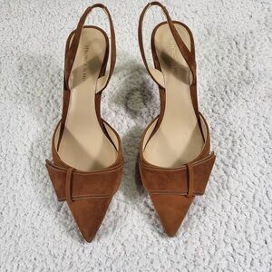 Brown Slingback Heels
